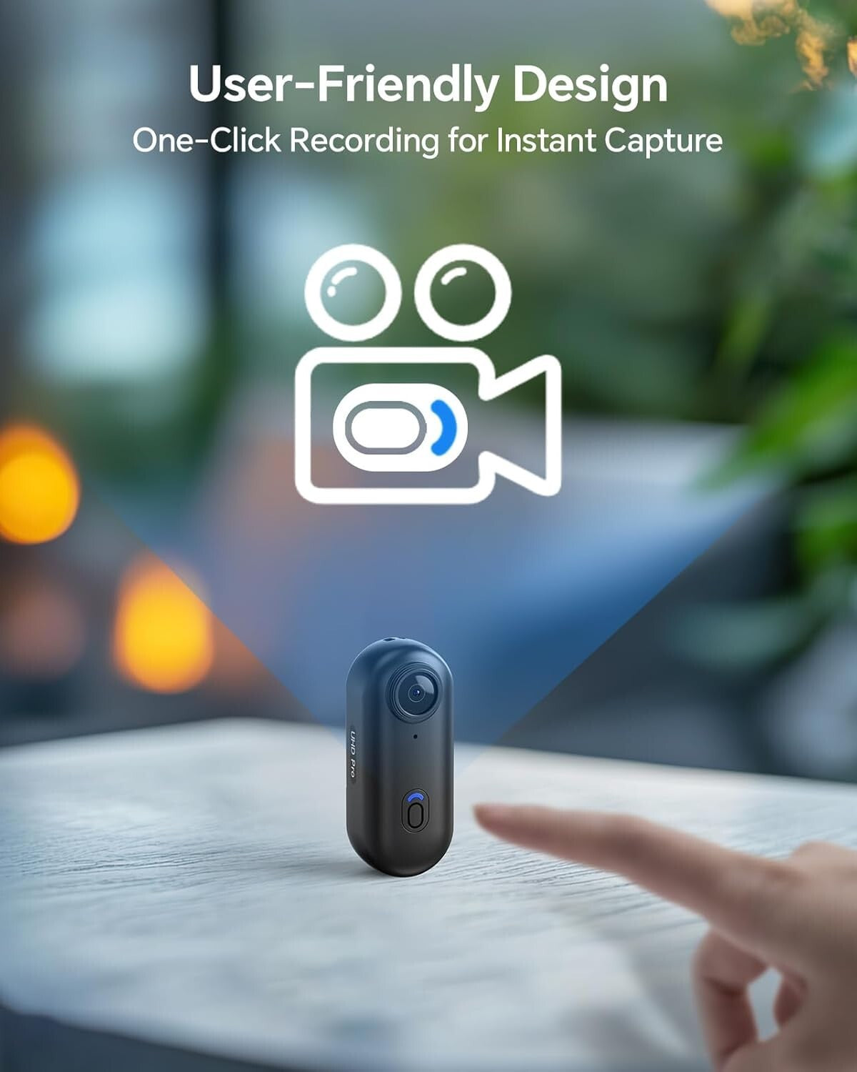 BOBLOV HD 4K Portable Police Wearable Cam Mini Body Camera W/ Audio Record 128G